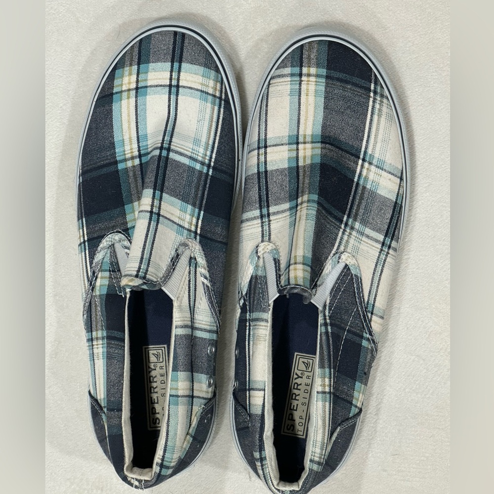 Sperry Plaid Slip on